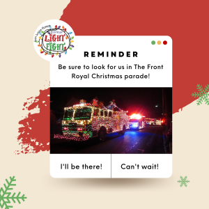The Front Royal Christmas Parade is This Weekend!