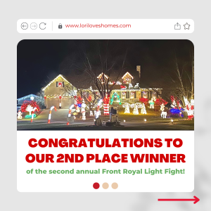 Second Place, Third Place, & Best Business – Winners of the 2nd Annual Front Royal Light Fight